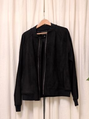 Banana Republic Black Bomber Jacket